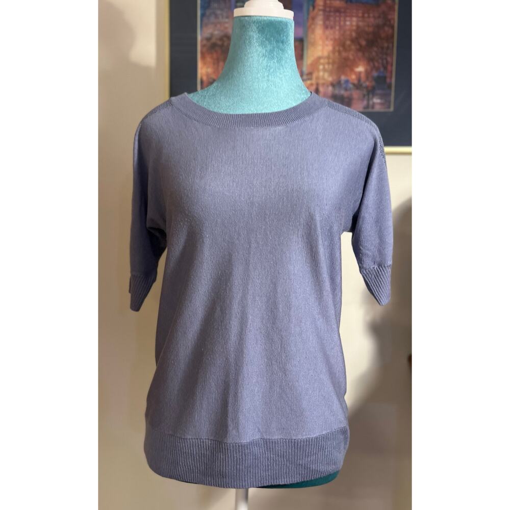 Mossimo short sleeve periwinkle sweater
Size small ￼